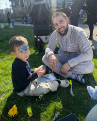 attendees of beam park resident event