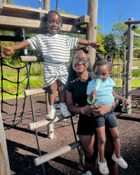 attendees of the beam park resident event