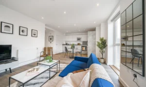 Open plan living room